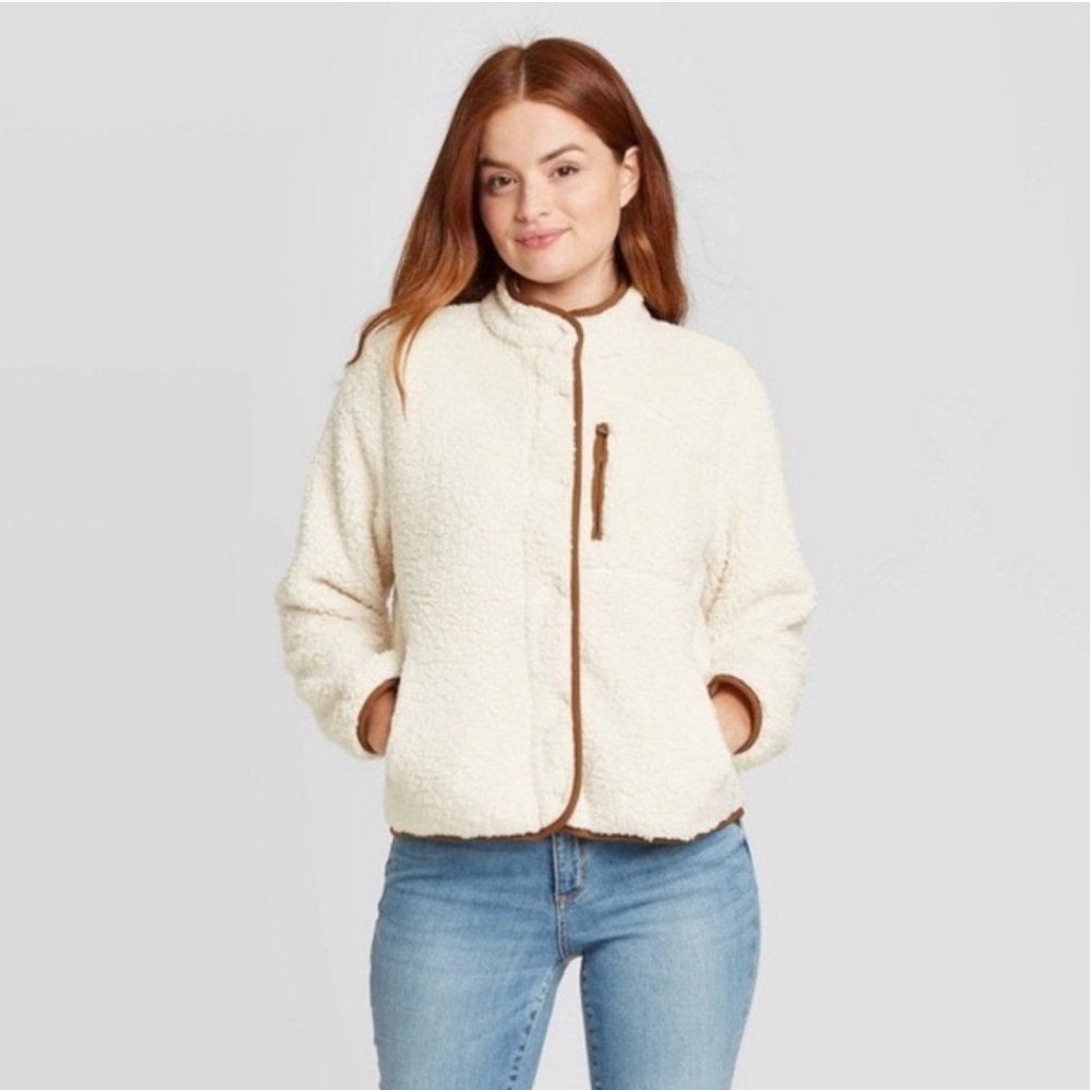 Women's Faux Fur Sherpa Jacket
Universal Thread™ Cream Medium